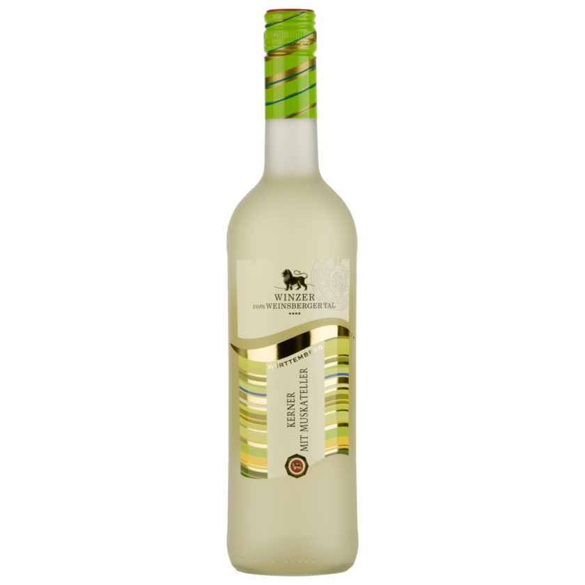 Winzer vom Weinsbergertal Weißwein Kerner mit Muskateller QbA lieblich 0,75l